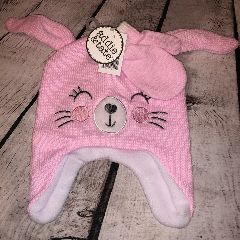 NWT Addie & Tate Toddler’s Bunny Hat